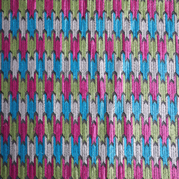 Colorful Arrows Design Embroidery On Poly Mesh