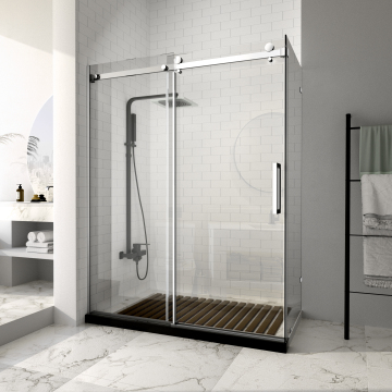 Modern Bathroom Walk-In Frameless Shower Enclosures