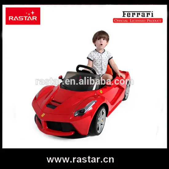 Rastar new products LaFerrari baby toy 12v battery electric ride on car