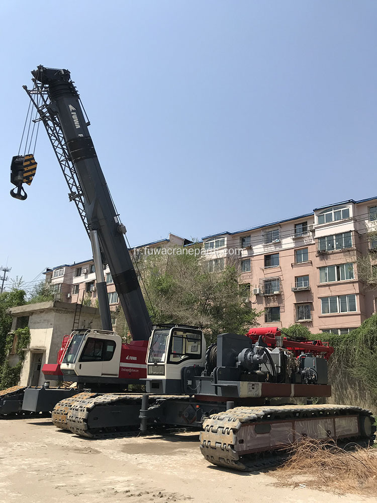 Grue télescopique hydraulique avec flèche