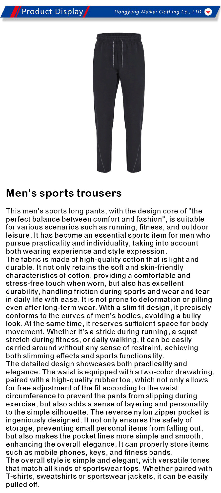 Sports fitness and casual wear-xiangqing1-MK115