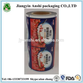 Colored opp plastic film rolls, custom print opp film