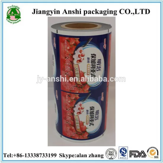 Colored opp plastic film rolls, custom print opp film