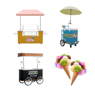 European Certified Street Food Kiosk Truck with Freezer