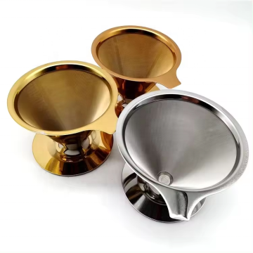 Food Grade Stainless Steel Conical Coffee Filter Strainer