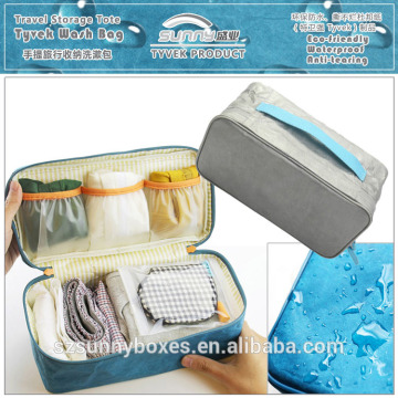 High Quality Anti-tearing Tyvek Paper 1056D Lingerie Travel Bag Organizer