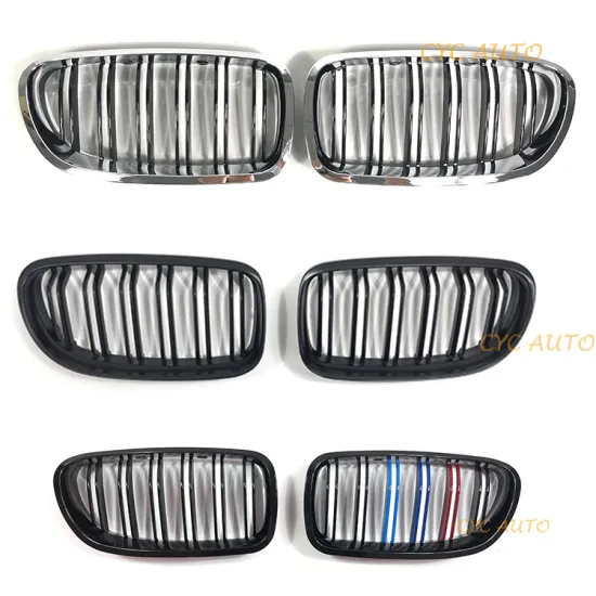 Chrome Black F10 Grille Front Mesh Bumper Grille for BMW 5 Series F10 2010-2017