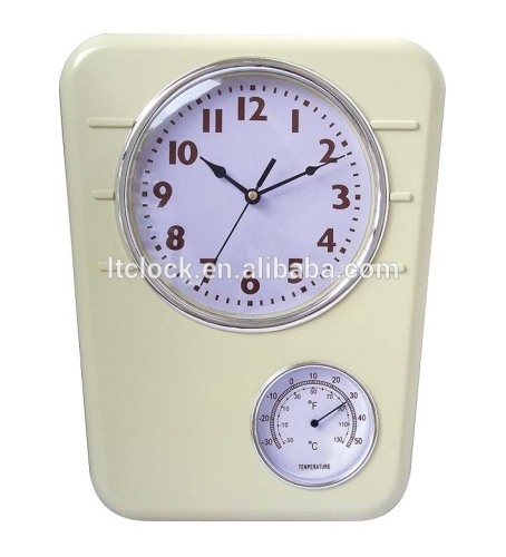 High quality Promotion Plastic Weather Station Clock