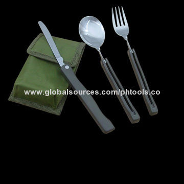 Multi-purpose Camping Kit, Made of 420 Stainless Steel (Tools) and ABS (Handle)New