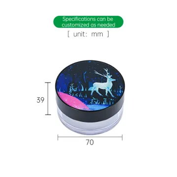 cosmetic packaging loose powder jar