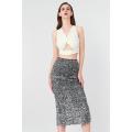 Cotton Maxi Dress For Women Sequined Slim Skirt, Slim Down Jacket Supplier