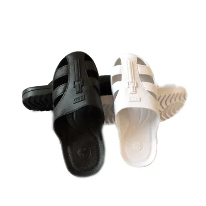 High Quality Lightweight Cleanroom ESD Shoes Antistatic White ESD SPU Slipper