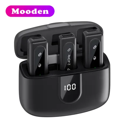 J50 Wireless Lapel Microphone with Charging Case