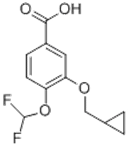 3-Cyclopropylmethoxy-4-difluoromethoxy-benzoic acid CAS 162401-62-9