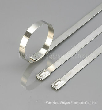 Self-Locking Stainless Steel Cable Ties -Naked