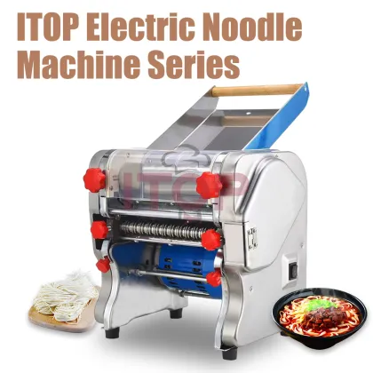 Commercial Electric Pasta Noodle Maker and Mini Noodle Cutting Machine