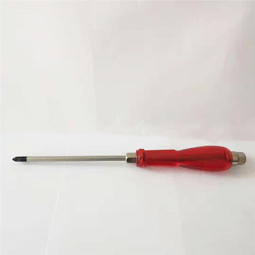 Red or Gray Plastic transparent handle screwdriver sets