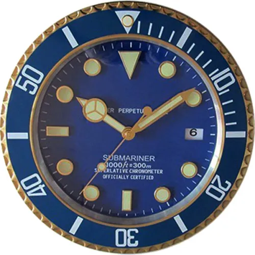 Metal Wall Clock Like Swiss Watch, High Quality Metal Wall Clock Like