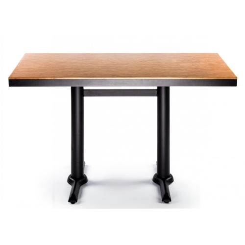 Square Fireproofing Laminate Plywood Restaurant Dining Table