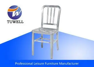 Outdoor Emeco Aluminum Navy Chairs With Plastic Foot Pad ,