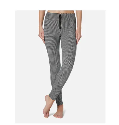 Viscose Poly Nylon Span Double Jacquard Fabric