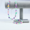 Multicolor Love Soft Pottery Chain Sieraden Set