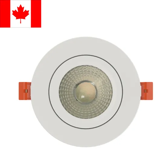 Canadian Indoor Ceiling Spot Light CRI90 4inch 9W No Blue Light Flicker-Free Anti-Glare LED Eyeball Downlight cETL