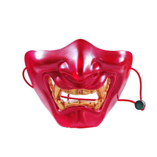 Máscara de media cara japonesa Hannya