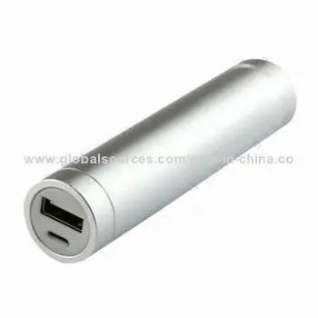 2,600mAh Portable Power Bank/External Battery Charger for S4/S3, iPhone 5/4S, HTC and All Mobiles