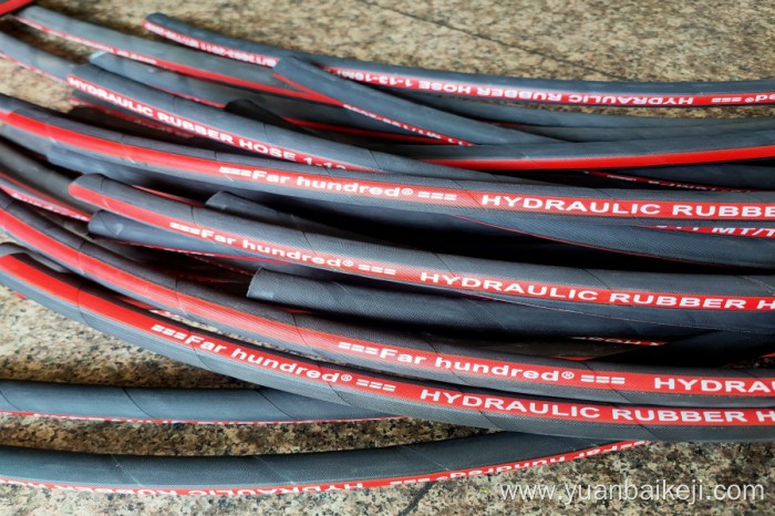 Rubber high-pressure hydraulic hose