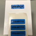 Adesivos de vedação de garantia imprimível