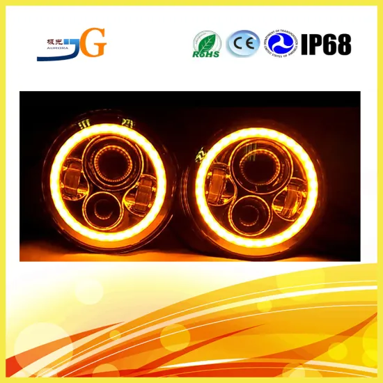 Car Headlight Jk Wrangler 7 Inch 45W Led Headlight With Dot Approved