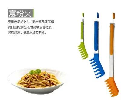 Ice Salad Pork Pasta Tong Silicone Kitchen Cooking Tools