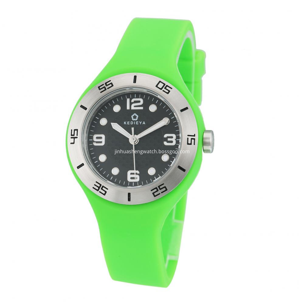 Women S Silicone Strap Watch