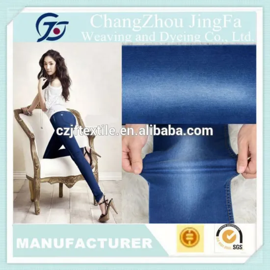 JF-V1085 Cotton Spandex twill weave denim fabric for dress
