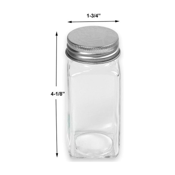 Factory Wholesale Airtight Glass Jars: Spice Jars and Candy Jars with Lids