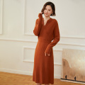 Cashmere knit dress for women