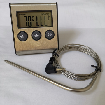 Digital Kitchen Meat Thermometer with Stainless Steel Probe