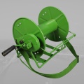 Backpack hand crank pay-off stand reel