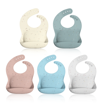 2025 Wholesale Customized Printed Baby Silicone Bibs