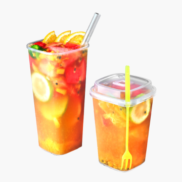 Hot Sale Disposable Clear Lemonade Cups 32oz - Boba Tea & Juice Containers