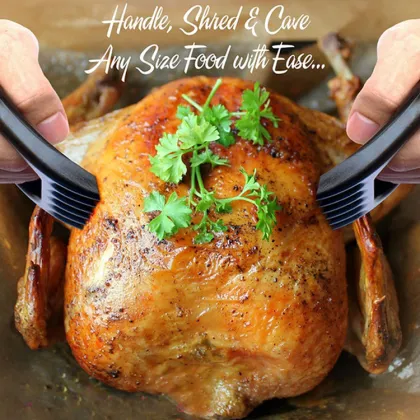 Heat resistant plastic bear claw meat paws