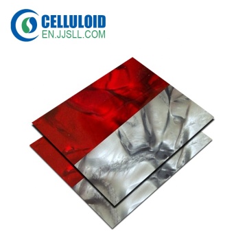 Colorful Double faces celluloid material for drum wraps