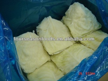Chinese Frozen/IQF cabbage leaves 2016 new crop