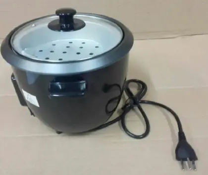Black Drum Rice Cooker - Mini Electric Rice Cooker for German Home Kitchen (0.6L-2.8L)