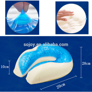 U-Shaped Cool Gel Traveling Travel Memory Foam Neck Pillow