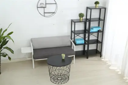 metal bookshelves temper glass