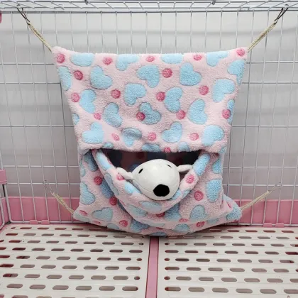 Pet Bird Hamster Hammock Hanging Nest Bed House