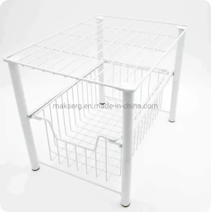 Stackable Storage Rack Under Sink Cabinet Organizer