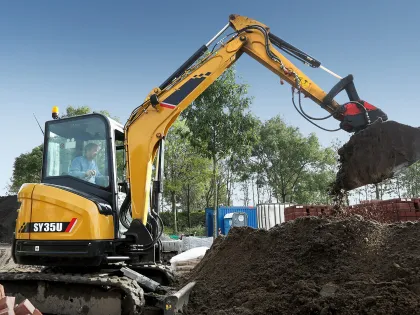 Affordable SY16C(T4f) 1.6 Ton Mini Excavator with Backhoe Loader - Hot New Sale